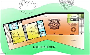 The Valencia floor plan A