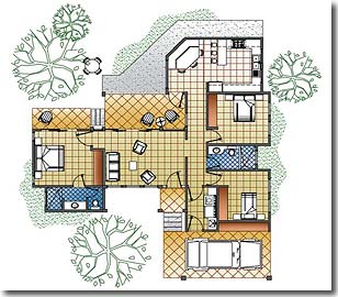 The Valencia floor plan A